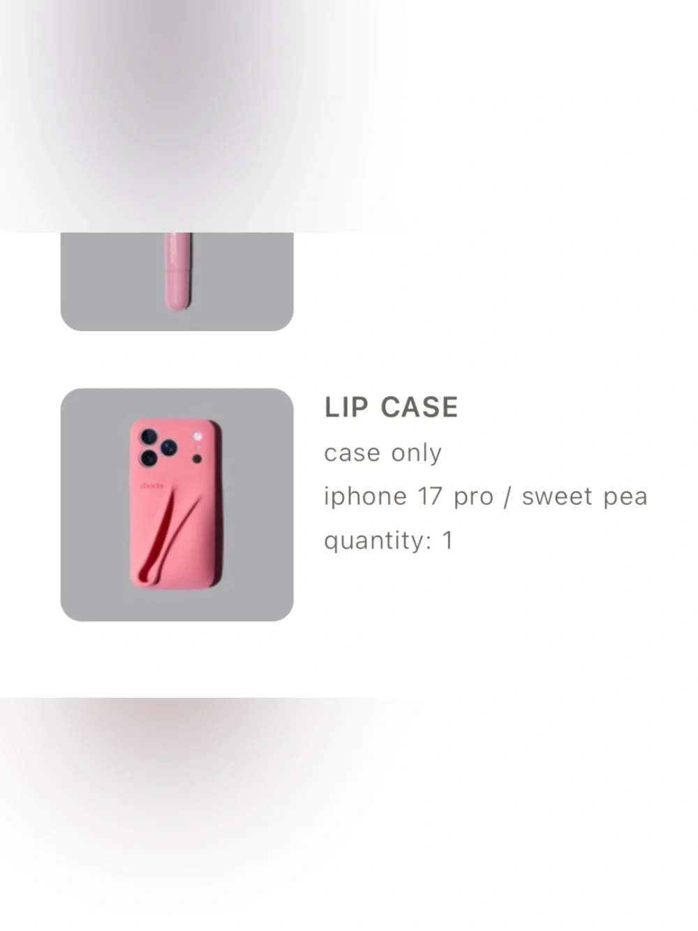 RHODE Sweet Pea iPhone 17 Pro case/ IPhone case